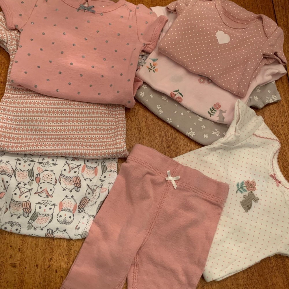 Carter’s newborn short onesies